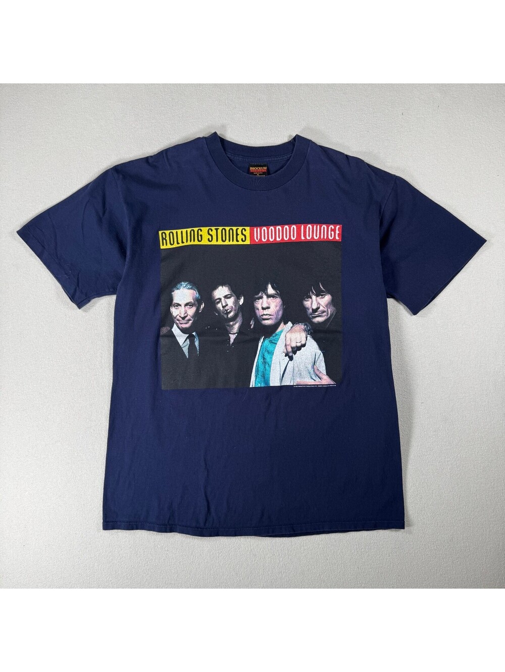 Vintage Rolling Stones Voodoo Lounge Tour 94/95 T-Shirt XL Brockum